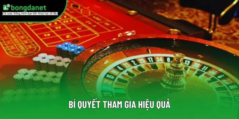 Bí quyết tham gia hiệu quả